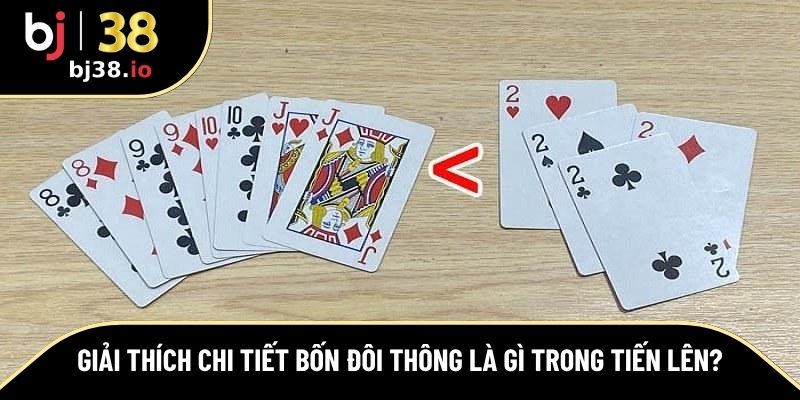 Tổ hợp bốn đôi thông hợp lệ trong Tiến Lên