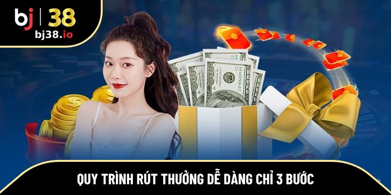 Quy trình rút thưởng dễ dàng chỉ 3 bước